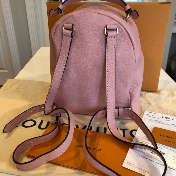 Sorbonne Backpack Empreinte Rose Poudre - Picture 2 of 8